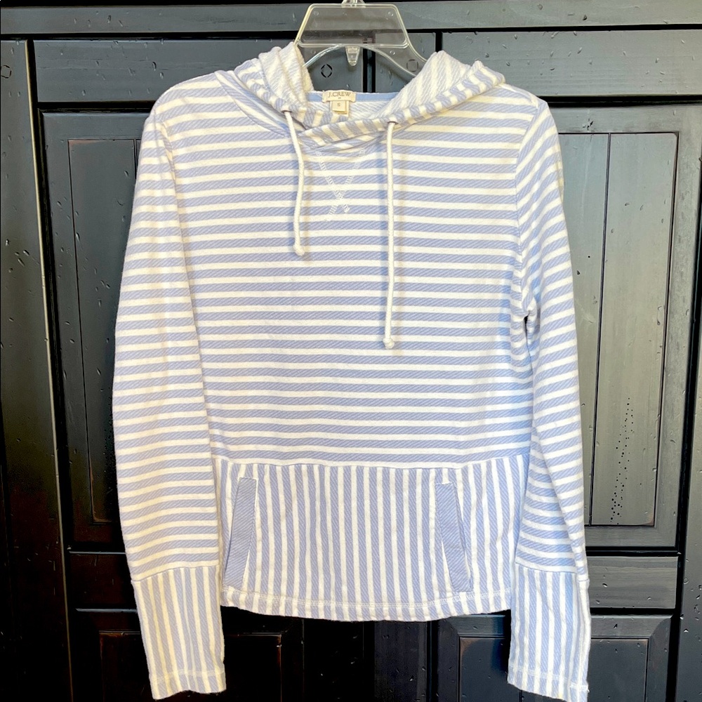 Jcrew striped hoodie size Small
